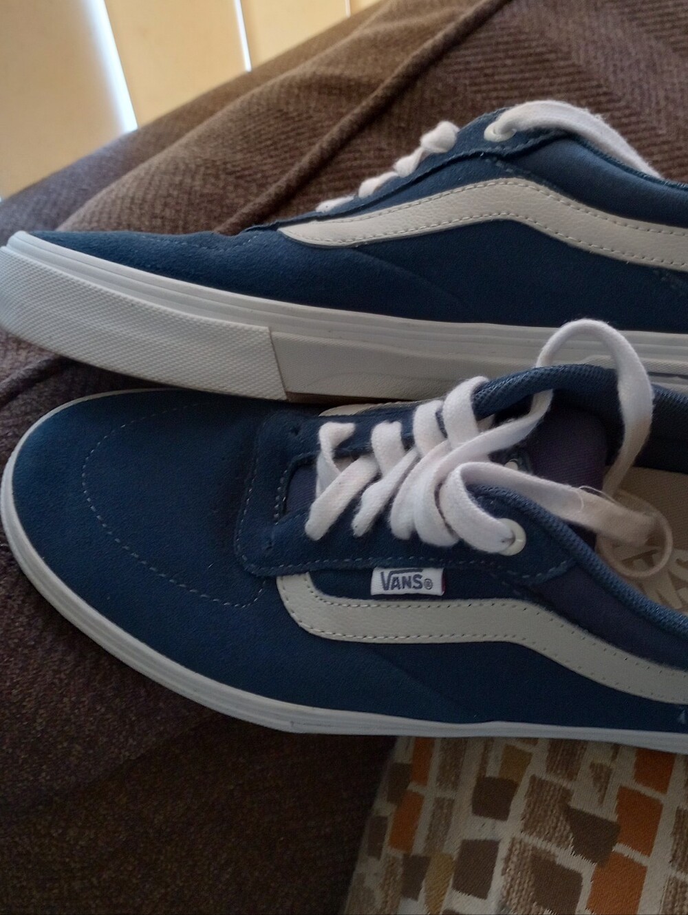 Vans Kyle Walkers Pro Skateboarding Blue/White Sneakers . Size 6.5